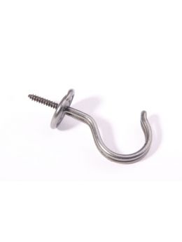 Kleiderhaken Grau 48mm