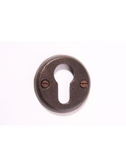 Profilzylinder Rosette Eisen Rost 50mm