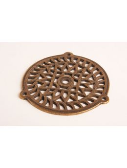 Lüftungsrosette Bronze Antik 130mm