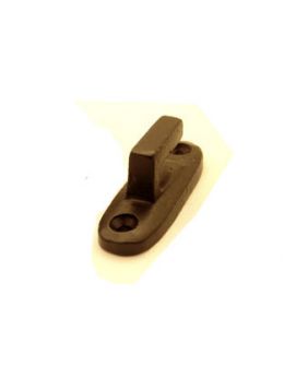 Schließblech Schwarz 53 x 17mm