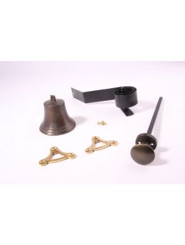 Türglocke Ziehklingel Bronze Antik 80mm