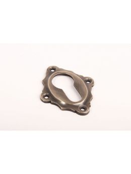 Profilzylinder Rosette Bronze Antik 48mm