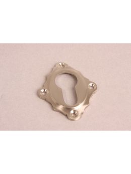 Profilzylinder Rosette Nickel Gebürstet 48mm