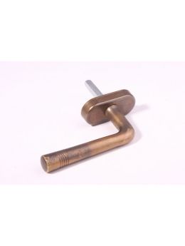 Dreh-Kipp Fenster Griff mit 855 Klinke Bronze Antik 115mm